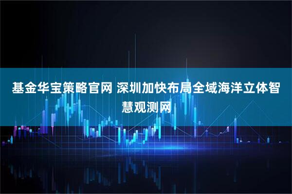 基金华宝策略官网 深圳加快布局全域海洋立体智慧观测网